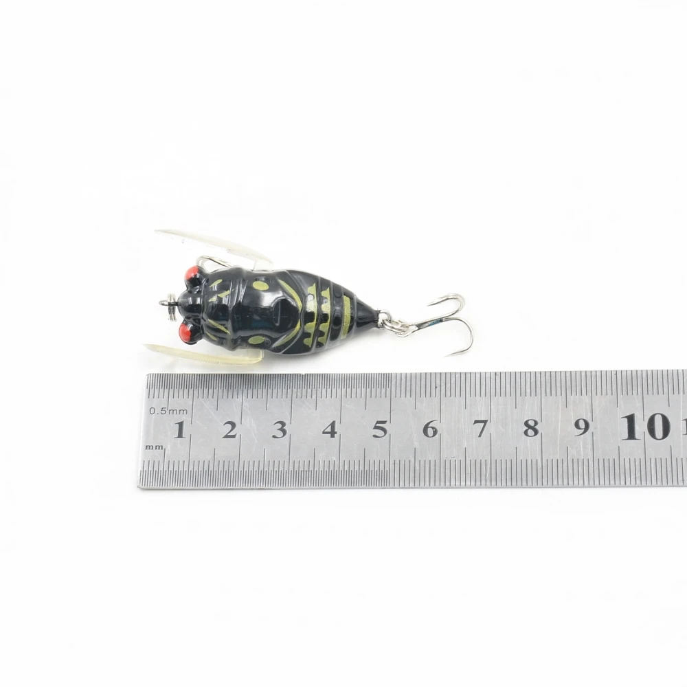 Señuelo de Pesca duro Biónico de Cicada, 1 piezas, 5cm/6g, simulación de pececillos, Wobblers, Crankbait, Pesca de insectos, aparejos de Pesca - imagen 2