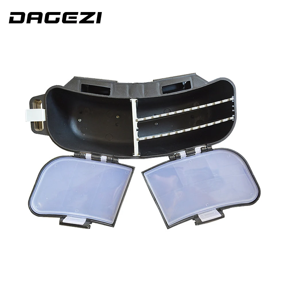 DAGEZI-caja de pesca multifunción portátil duradera, anzuelo de señuelo de pescado, aparejos de cebo, cajas de aparejos de pesca de cintura - imagen 5