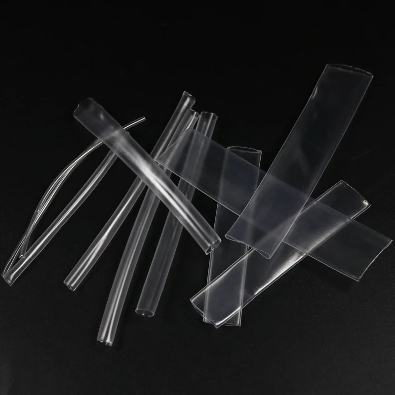 Wifreo-tubo retráctil de pesca de carpa transparente, tubos termorretráctiles, Material de aparejo de cubierta de línea de vástago de gancho, 0,8mm, 1mm, 2mm, 6cm, 40 Uds. - imagen 4