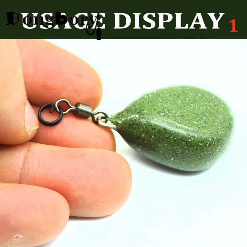 Anillo flexible giratorio de cambio rápido para carpa, accesorios de aparejos de Terminal de carpa, Q, enlaces de Clip, 20 Uds. - imagen 4