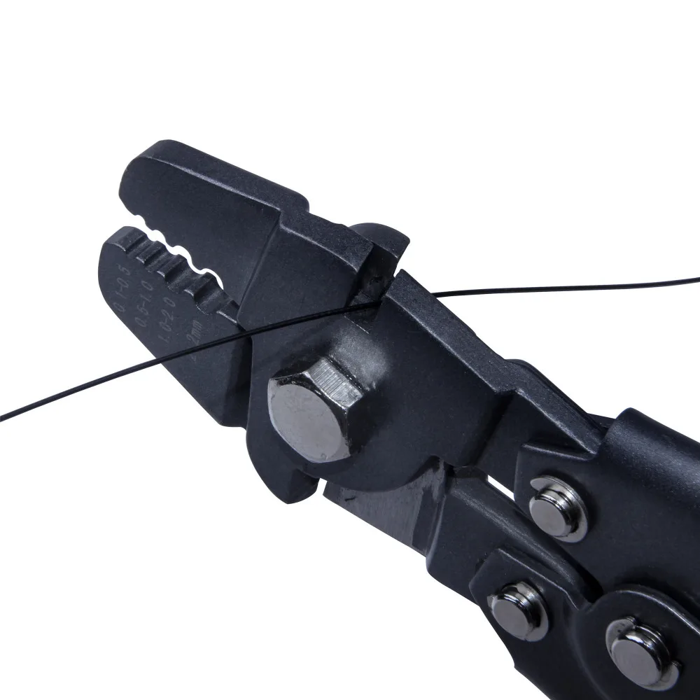 Alicates de pesca de acero inoxidable, manga de prensado, Terminal, aparejos de crimpado de alambre, tijeras de pesca - imagen 4