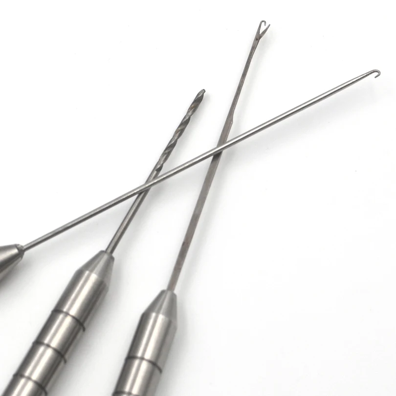 MNFT-Juego de aparejos de pesca de acero inoxidable, herramientas de aparejos de pesca de carpa fuertes y fáciles de usar, 1 Juego con 3 uds. - imagen 3