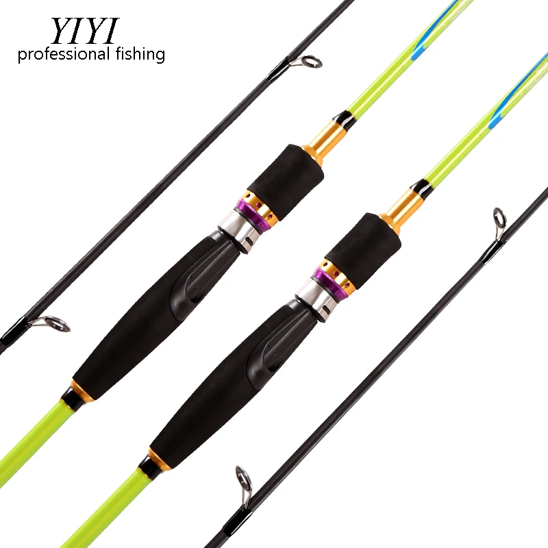 YIYI-caña de pescar de 2 secciones, 1,8 m Ml, 1/4-3/4 Oz, 7-17Lb, señuelo de luz media, giratoria, para trucha y lubina - imagen 5