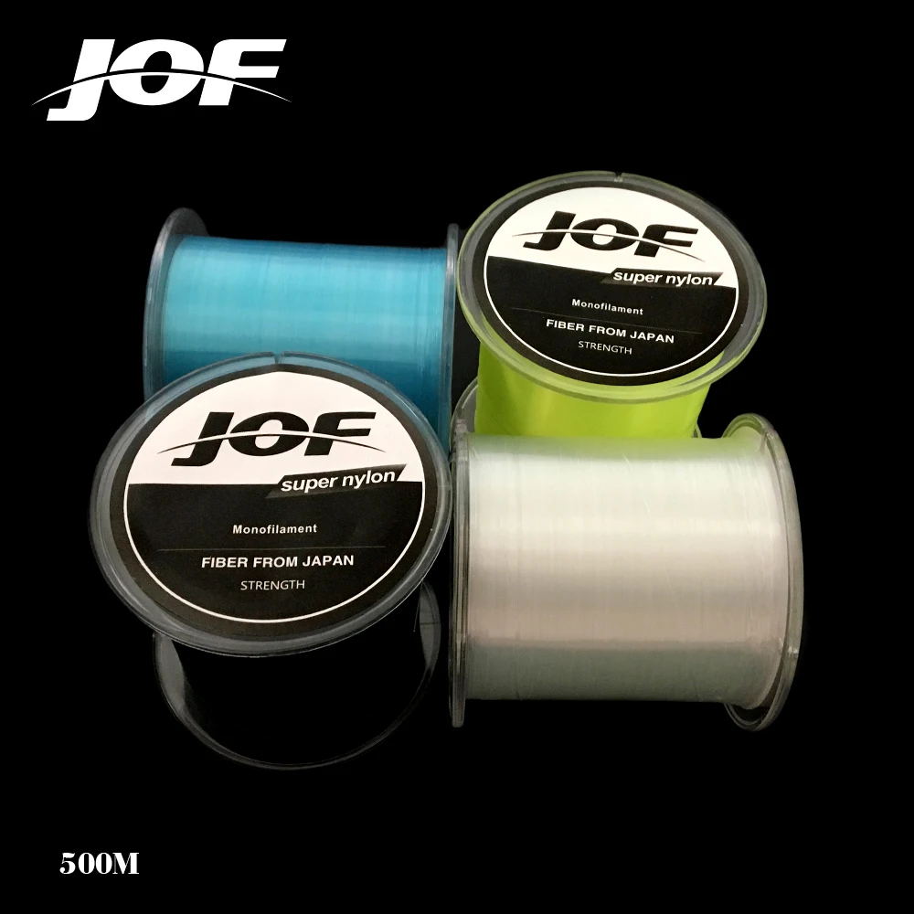 Sedal de nailon superfuerte, hilo de pesca de 500M, 4,4-28. 6lb, Material de monofilamento, 0.168mm-0,5mm, 2 piezas - imagen 4