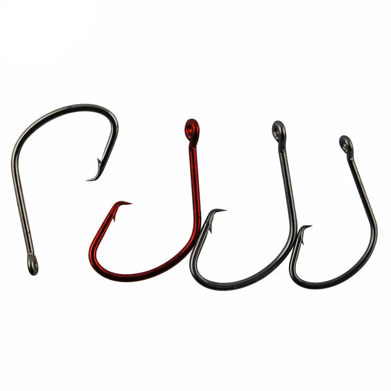 JSM-anzuelos de pesca de acero al carbono 160, conjunto de anzuelos de pesca, caja de aparejos de pesca, color rojo y negro, 7381 unidades - imagen 3