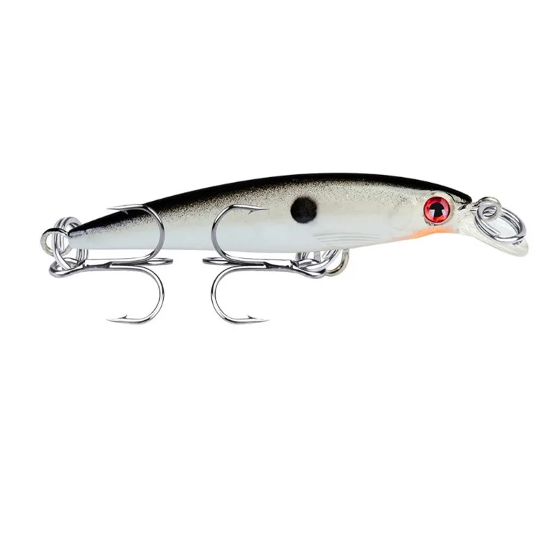 Mini señuelo de pesca de pececillos, cebos duros realistas, ojos 3D, Crankbait, Wobblers, carpa, 8 colores, 1 ud. - imagen 2