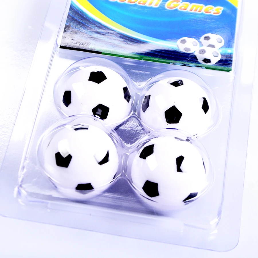 Juego de mesa de fútbol de resina blanca, piezas de juego de mesa de Fussball, herramienta de entretenimiento Babyfoot, 4 unids/set por juego - imagen 4