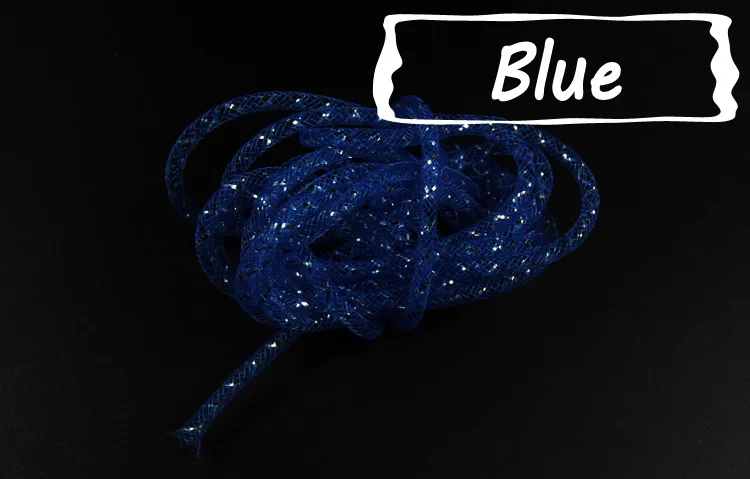 Cuerda azul brillante