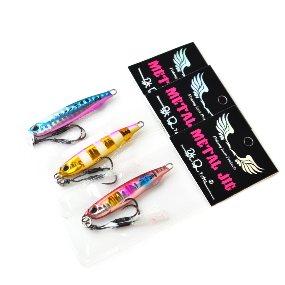 Cuchara jigging luminosa caída lenta Micro Shore – señuelo fundición - imagen 2