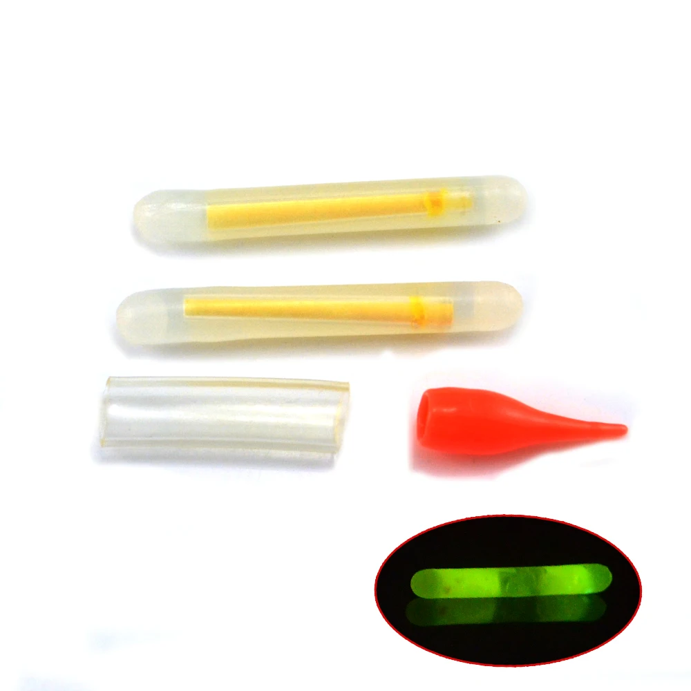 MNFT 24 Uds 4,5*37mm pesca nocturna fluorescente Lightstick luz flotador nocturno caña de luz para 24 horas aparejos de pesca de alta calidad - imagen 5
