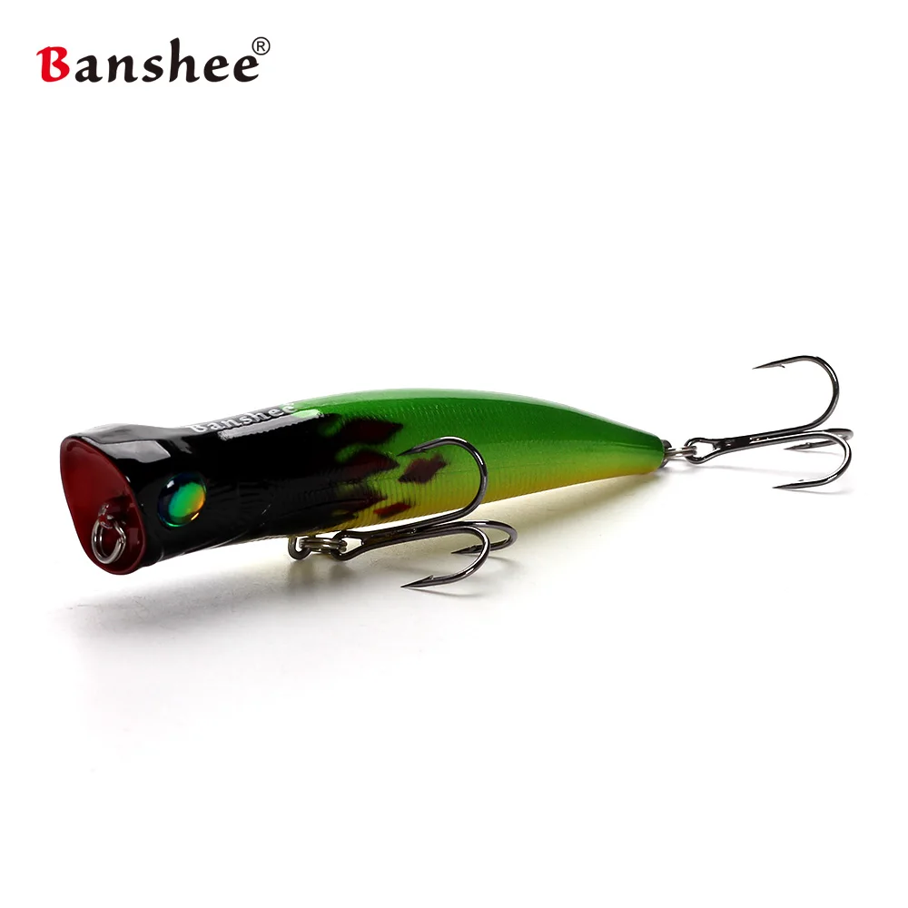 Banshee-señuelo de pesca de agua salada GT, Wobbler Popper, cebo duro artificial, 115mm, 22g, Bubble Burst JR VP03 - imagen 4