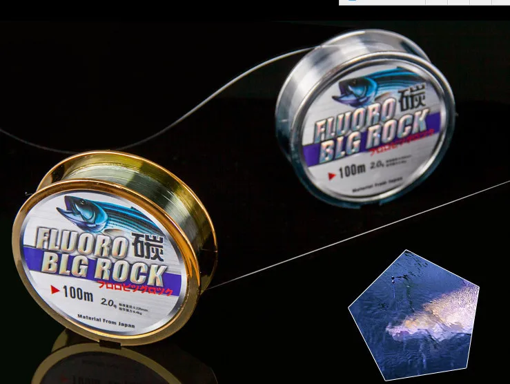 Mavllos-línea de pesca de nailon con revestimiento de fluorocarbono, líder superfuerte de 100m, fibra de carbono, monofilamento de carpa, pesca con mosca - imagen 4