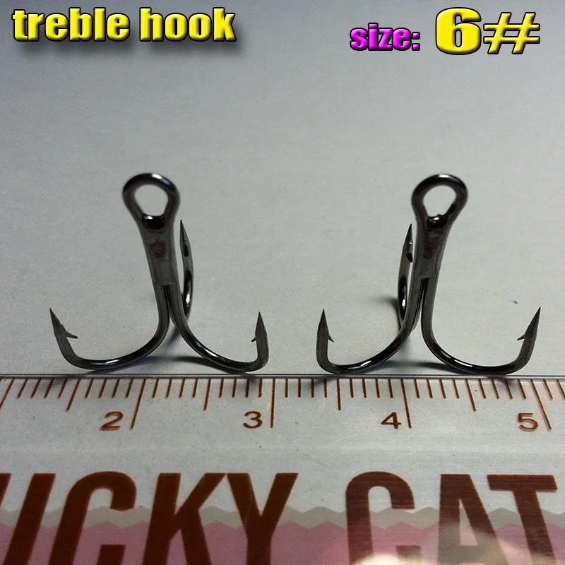 Anzuelo triple de alta calidad para pesca en agua dulce y salada - imagen 2