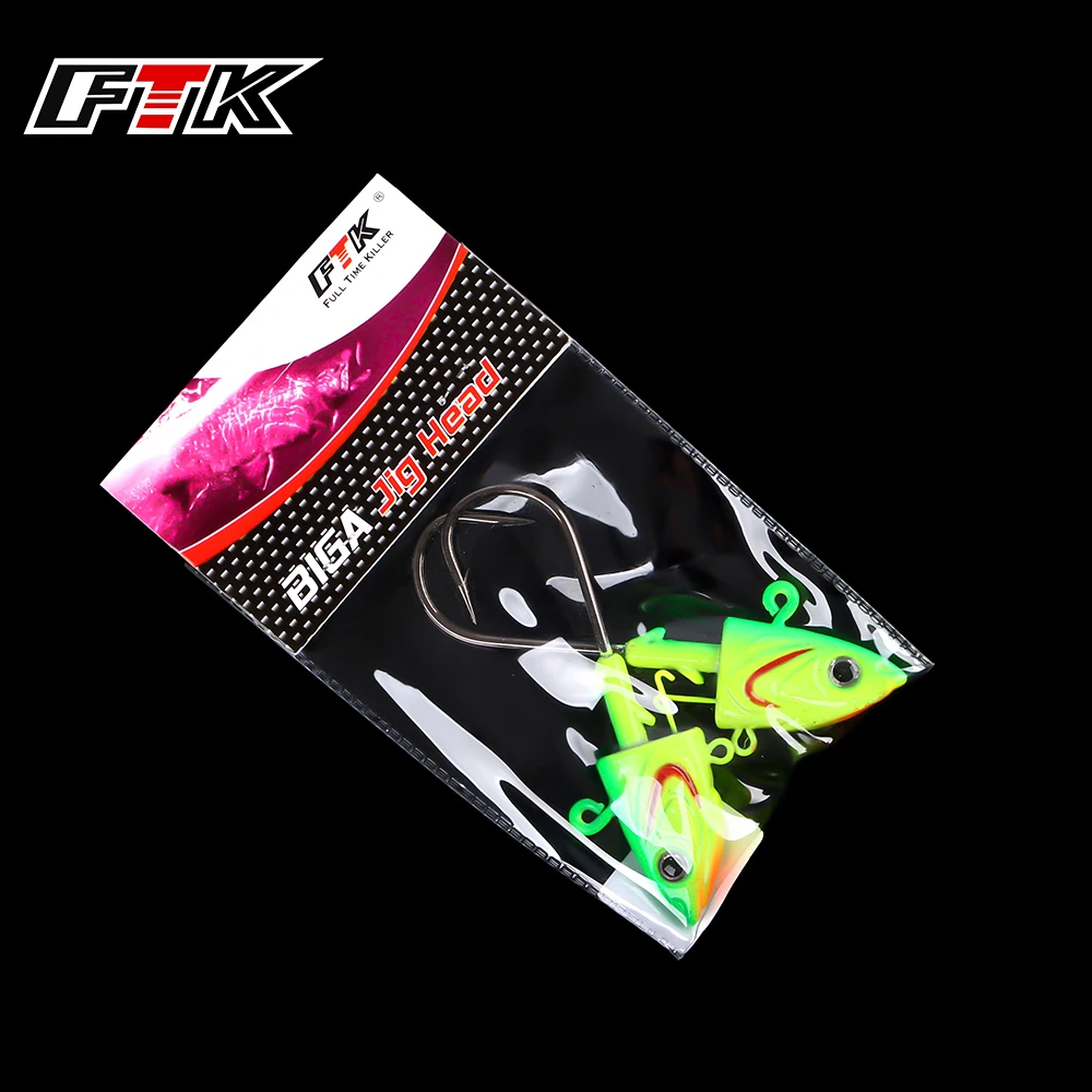 FTK Anzuelos Jig Head para Shad suave - imagen 2