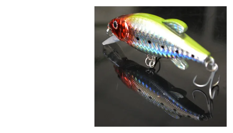 Señuelos de Pesca brillantes VIB, cebo de pesca nocturna con ala, cebos artificiales duros, 7,5 cm/12g - imagen 3