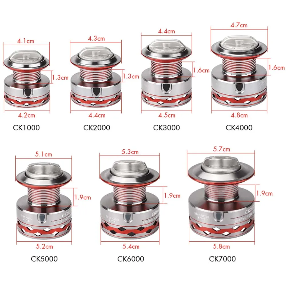 Carrete de pesca giratorio 12BB, alimentador de carpa, rueda de pesca giratoria para agua salada y dulce, molinete de pesca de carpa - imagen 3