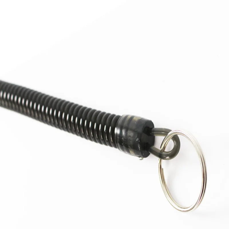 Hebilla de 3 piezas para pesca con mosca y senderismo, alicates de Control, hebilla colgante retráctil, cuerda elástica de línea negra con cabeza dorada - imagen 5