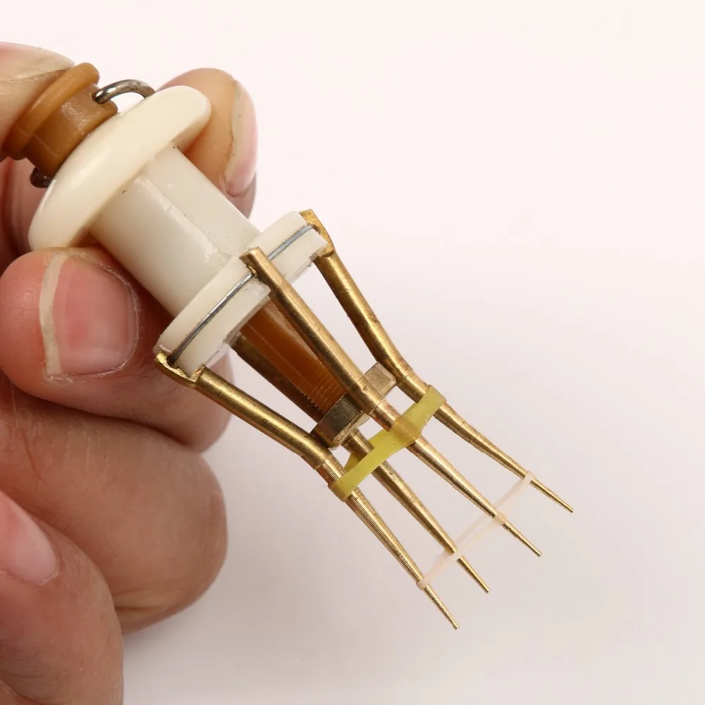 Clip de gusano de sangre de cobre Maximumcatch, herramienta de cebo de 3 piezas para aparejos de pesca de lombriz de tierra - imagen 3