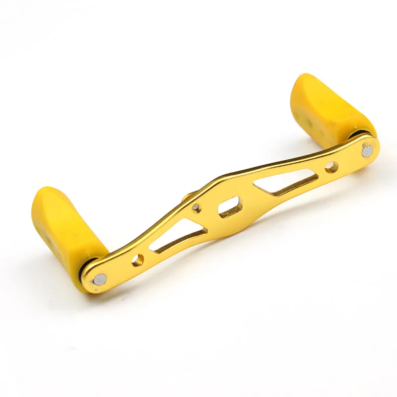 Kawa-mango de carrete de pesca, mango de aleación con perilla de goma para fundición de cebo, agujero de accesorios de 100mm de longitud, 8x5mm, accesorio de pesca artesanal - imagen 3