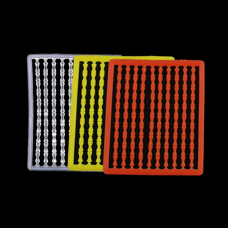 Bimoo-aparejo de pelo semisuave para pesca de carpa, accesorio de cebo, 2 piezas = 200 topes, transparente, Negro, Rojo, marrón, amarillo - imagen 3