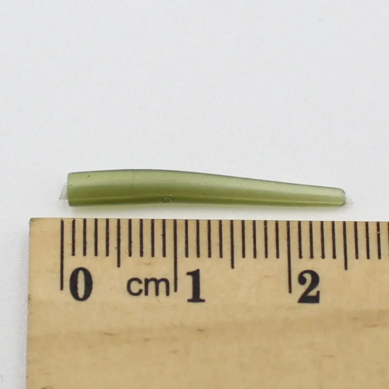 30 Uds. Mangas de goma antienredos de 24mm conectar con anzuelo de pesca carpa gruesa para accesorios de pesca de carpa - imagen 2