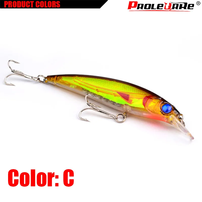 Proleurre-señuelo de Pesca flotante Minnow, cebo duro Artificial, Wobbler, Japón, Crankbait, aparejos de Pesca, 115mm, 13g - imagen 3