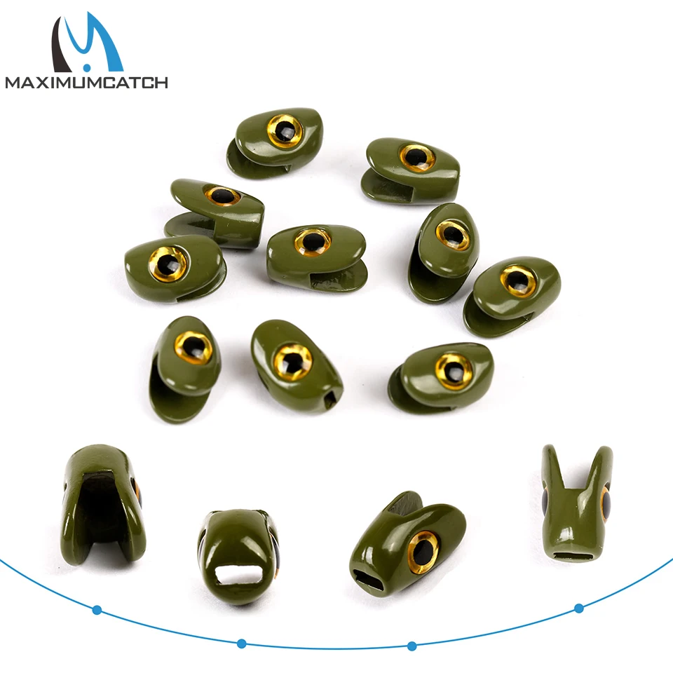 Maximumcatch atado de moscas, cabeza de pez, tamaños de calavera de pescado, atado de moscas, cuentas de tungsteno, Material para atar moscas - imagen 5