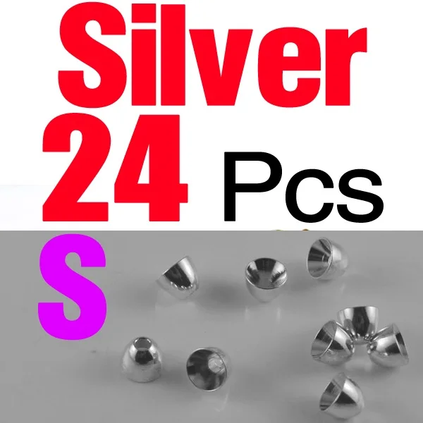 24Pcs Silver S