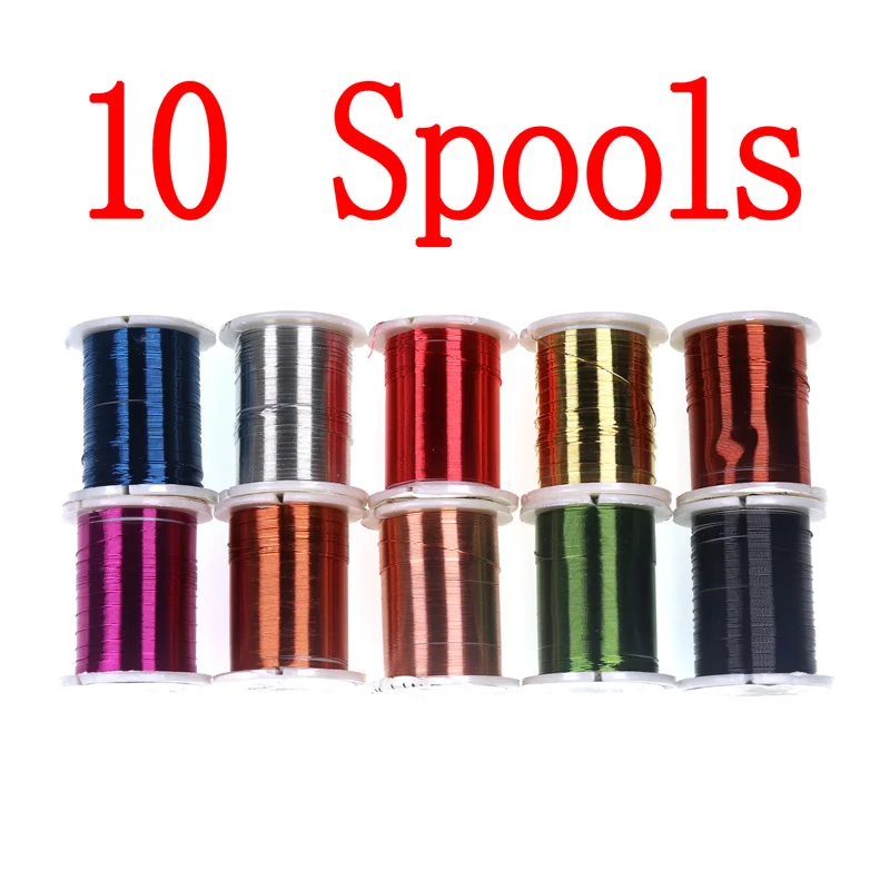 10 spools mix color