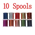 10 spools mix color