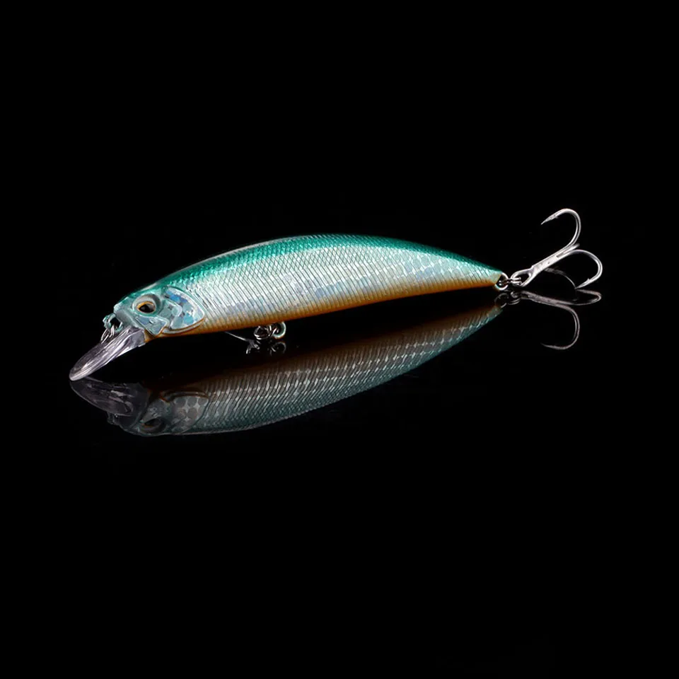 WALK FISH-señuelo de pesca con ojos 3D, 1 piezas, 105mm, 15,9g, pececillo que se hunde, Wobbler, duro, Lucio, peche isca, aparejo de cebo artificial - imagen 2