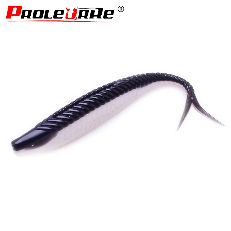 Proleurre-señuelo de pesca flotante, 120mm, 7g, Forktail Wobblers, Swimbait, señuelo suave, atrayente de olores, cebo Artificial de silicona - imagen 2