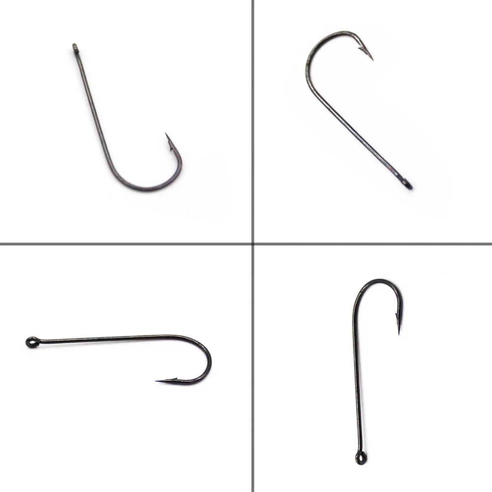 50 unids/pack de anzuelos de pesca de vástago Extra largo grande de acero inoxidable 50286 anzuelo de mar gancho de pinta con ojos - imagen 2