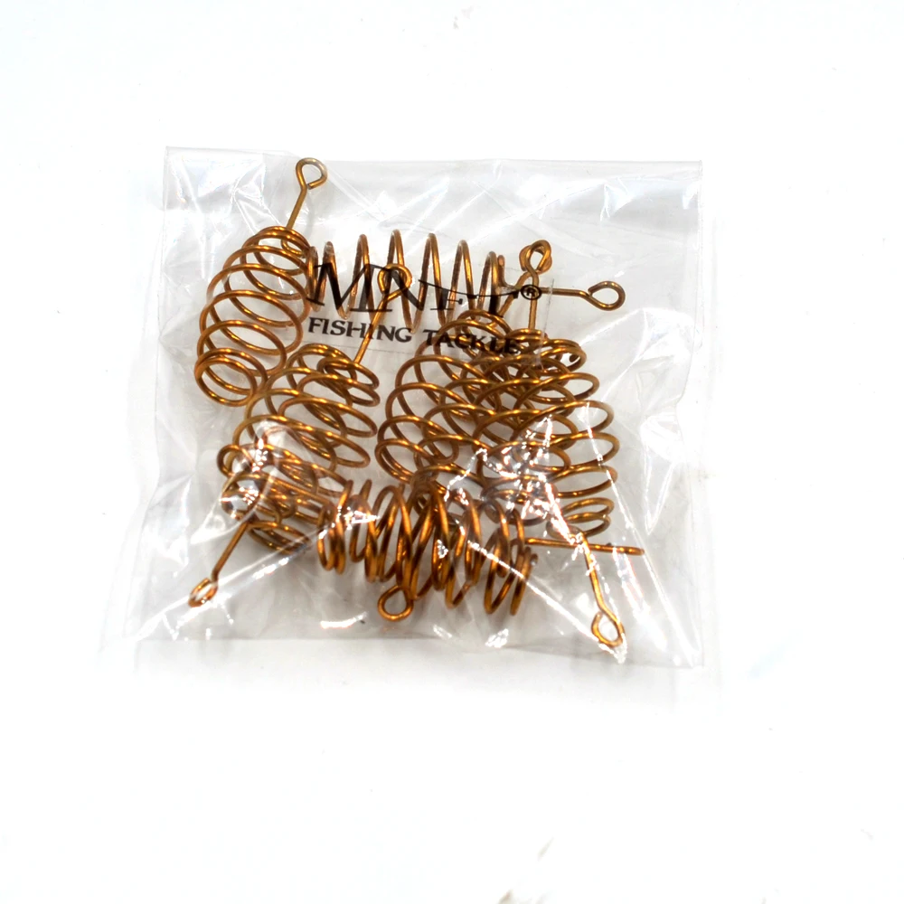 Resorte espiral en forma de oliva para anzuelos MNFT acero inoxidable - imagen 4