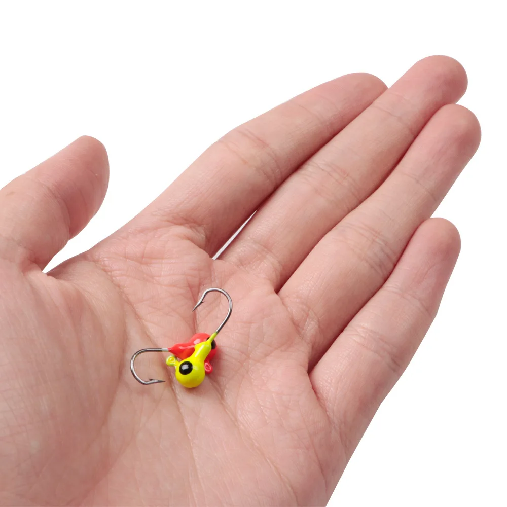 Anzuelo de pesca artificial de plomo, cebos duros de gusano suave, accesorios de aparejos de pesca, 5 unids/lote, 1,75g/2,5g - imagen 3