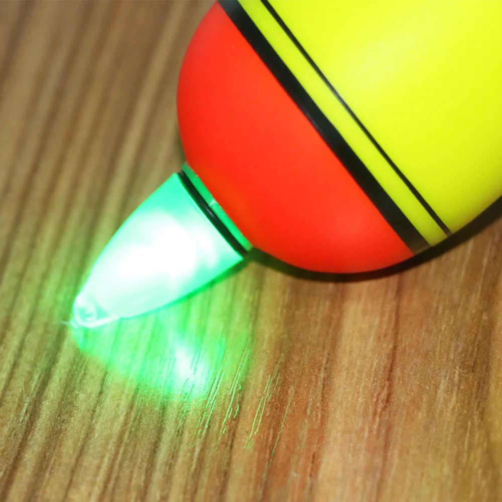 Flotador electrónico de EVA para pesca en el mar, luz Led luminosa, gancho de explosión para vientre grande, equipo de luz, equipo de alarma T4, 5 uds. - imagen 4