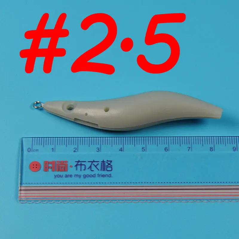 12 juegos 2,5 #   3.0 #   3.5 #   Kits de bricolaje de plantilla de calamar, incluidos espacios en blanco, ganchos para ojos, tela, piel, pluma, peso de plomo - imagen 2