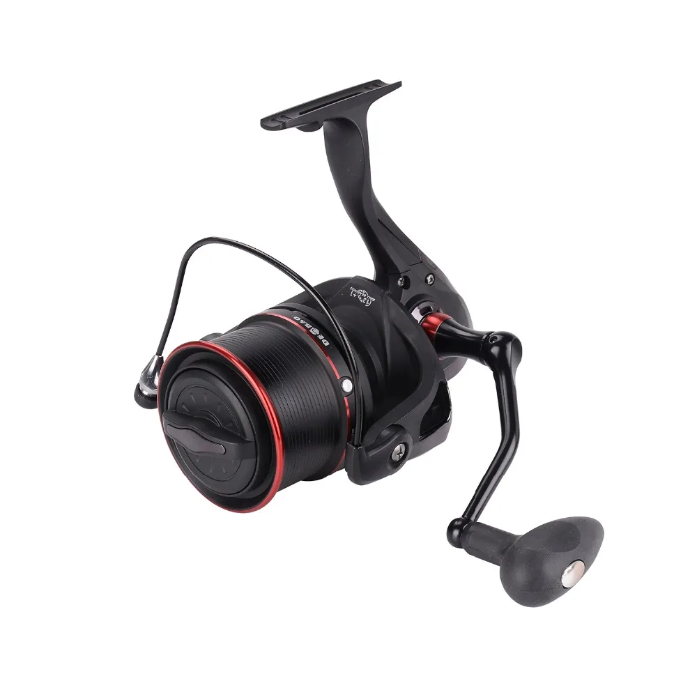 Carretes de pesca de bolas de Metal, 12 + 2 rodamientos, carrete de pesca 4,6 giratorio: 1 con ruedas YF8000 + YF9000 - imagen 2