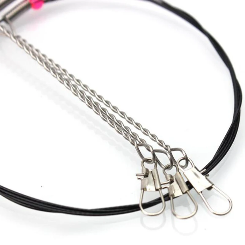 Proleurre-sedal de pesca divisor de alambre de acero, caja de aparejos de pesca líder, accesorios de equipo de pesca, conector, herramienta giratoria de cobre, 1 Uds. - imagen 3