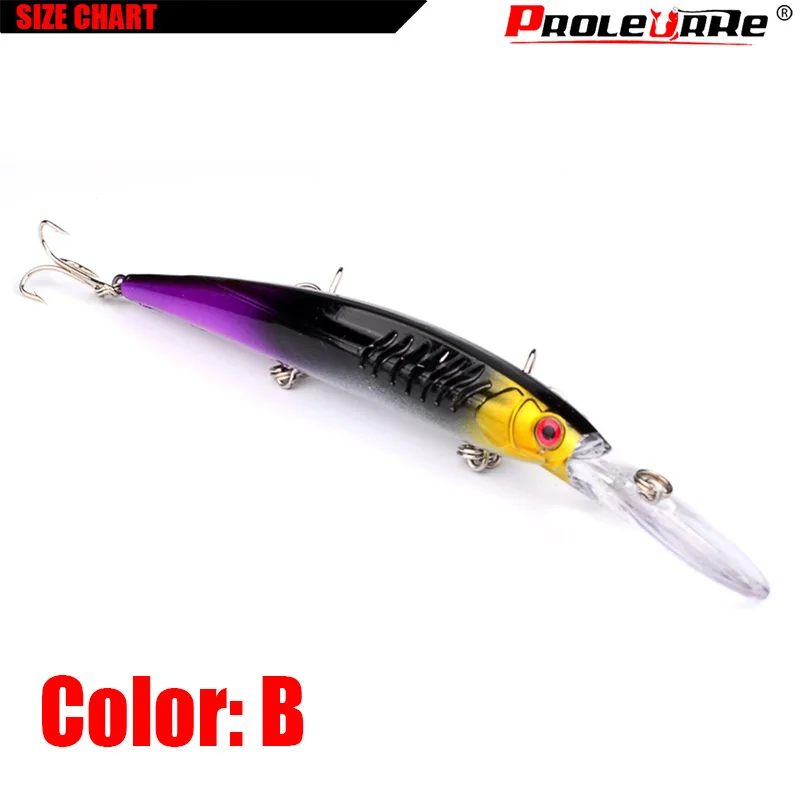 Proleurre-señuelo de Pesca de pececillos, cebo duro artificial, Crankbait, carpas, Wobblers, 14,5 cm, 12,5g - imagen 5