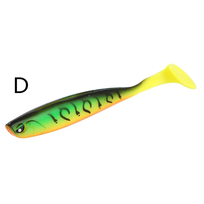 Señuelo de pesca suave, cebo de goma de silicona, Swimbaits, cabeza de plantilla, 10g/12,5 cm - imagen 5