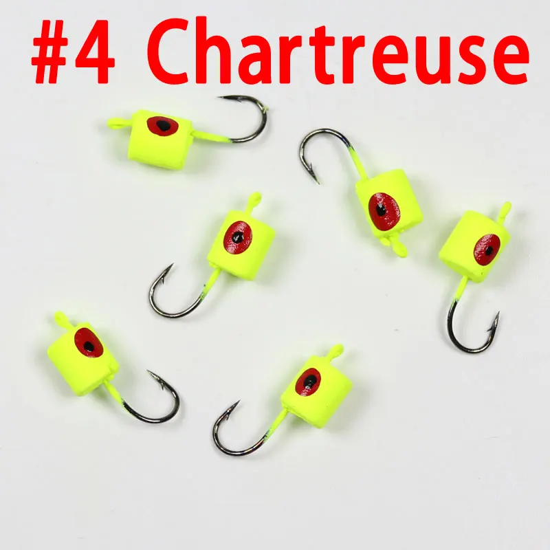 6pcs chartreuse