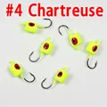 6pcs chartreuse