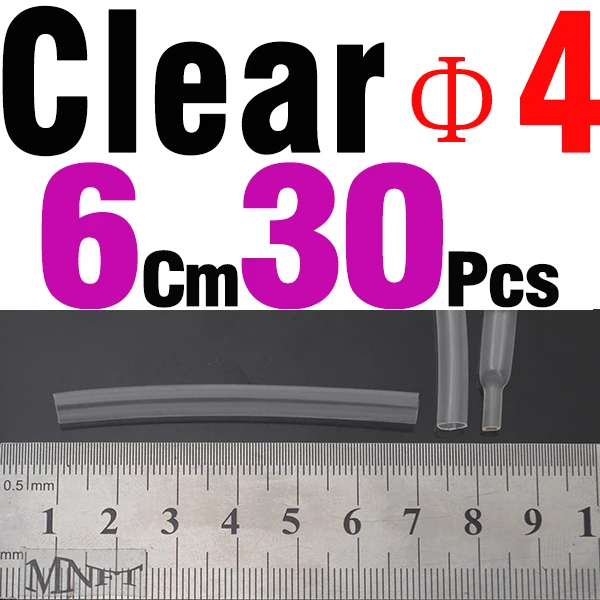 30Pcs Clear 4