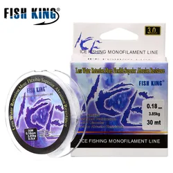 FISH KING Ice Lake Línea de nylon para pesca en hielo