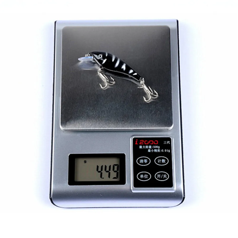 Señuelo biónico 3D para pesca de pececillos, cebo duro ariticial Wobblers Crankbait Peche Bass, de plástico, señuelos para carpa, 1 ud., 5,7 cm/4,5g