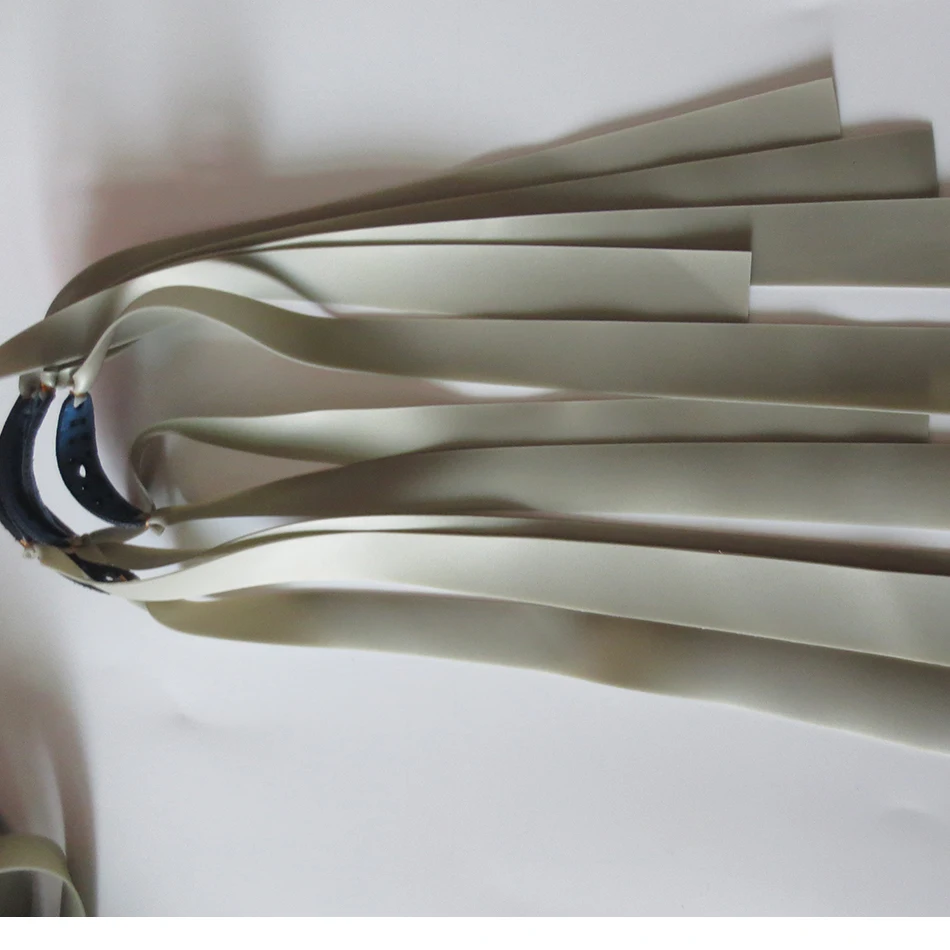 10 piezas por lote, banda de goma para tirachinas de color gris, goma de látex utilizada para tirachinas de caza - imagen 3