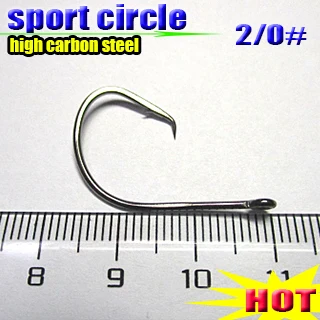 Gancho circular deportivo 2024, tamaño: 7381, 50 unidades/lote, novedad de 2/0 - imagen 3