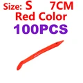 Red S 100pcs