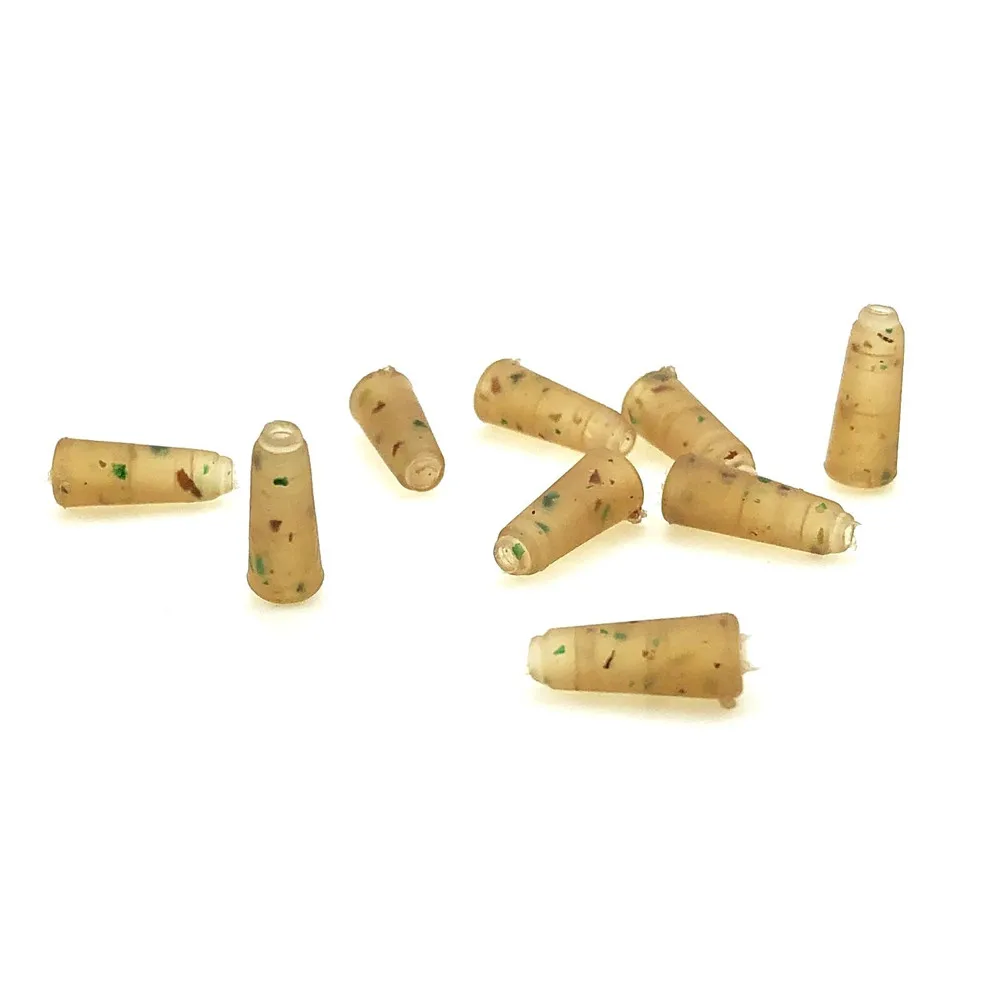 Cola de pesca de carpa, tubo de goma de cabeza redonda, amortiguador, cuentas de agua dulce, mangas antienredos, cordón de manga de gancho, alineador, 20 Uds.